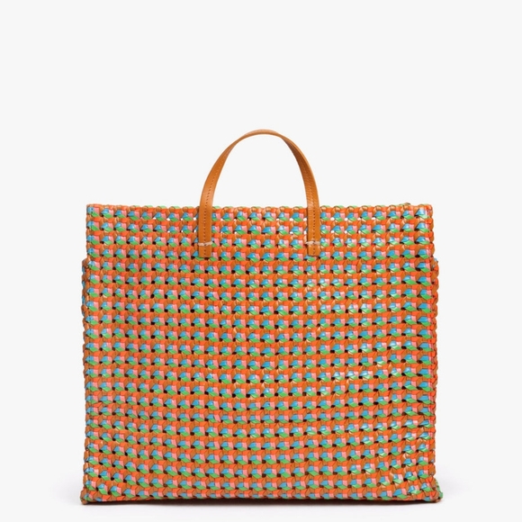 Clare V. Handbags - RARE Clare V Simple Tote Natural Multi Rattan